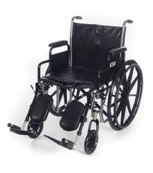 Standard and Bariatric Wings Manual Wheelchairs With Locking Wheels and Detachable Foot Rest by Medacure